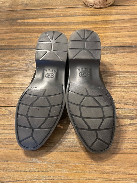 Neil M Rome Black Leather Comfort Loafer Size 12 EEE Extra Wide Slip On Shoes main image 9